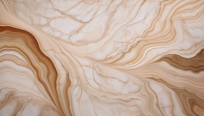 Obraz premium A Beige Marble Surface With Intricate Veining Subtle Tonal Variations And Organic Flowing Texture