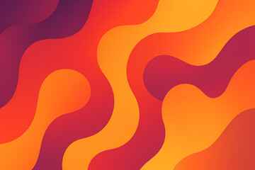 Seamless Abstract Pattern with Curving Shapes in Teal and Beige