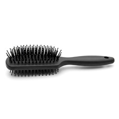 Black Hair Brush Professional Styling Tool Beauty Product Photography