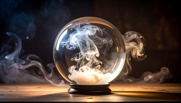 Crystal ball with swirling smoke (1)