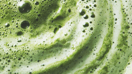 close up of a matcha