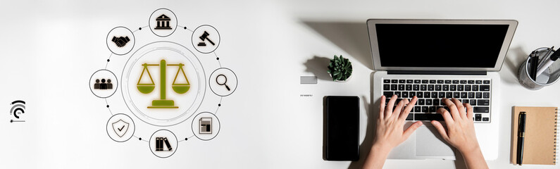 Justice system ensures legal governance and fairness. Justice system protects rights, system...