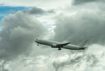 airplane in the sky