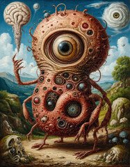 A fantasy creature. A terrible monster. A nasty alien anthropomorphic.