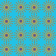 Seamless colorful floral pattern with flowers for wallpaper and fabric design