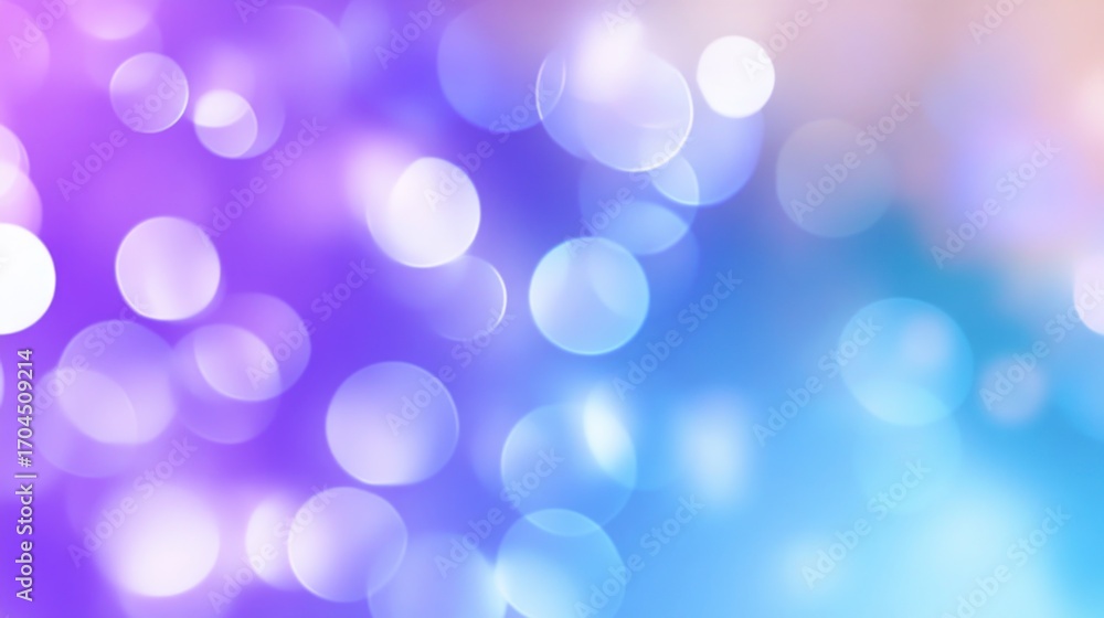 Poster abstract colorful bokeh background blurred lights