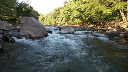 水がきれいな渓流
