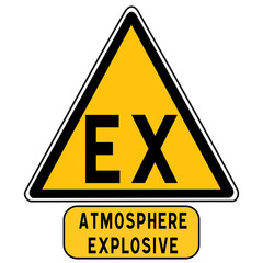 EX Sign – Explosive Atmosphere Warning, ATEX Zone Safety Signage