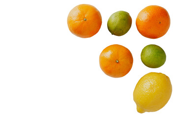 naranjas sobre fondo trasnparente