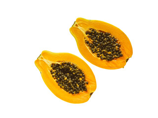 fruta sobre fondo transparente 