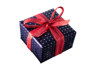 regalo sobre fondo transparente 