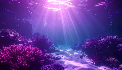 Underwater coral reef scene (3)