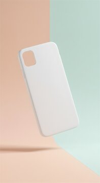 White iPhone 12 Case Minimalist Product Shot.