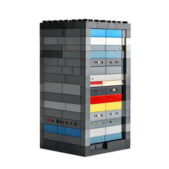 Fototapeta premium Lego structure creative design
