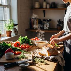 chef preparing food
