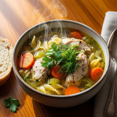 chicken and vegetable soup