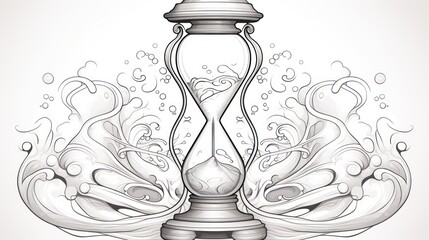 Vintage hourglass design