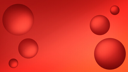 Abstract 3D Bubble Background – Soft Colors Gradient with Floating Spheres