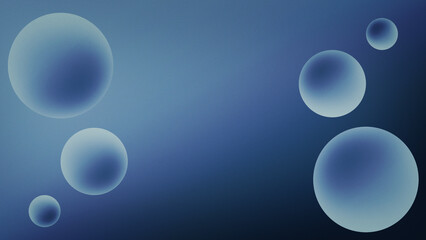 Abstract 3D Bubble Background – Soft Colors Gradient with Floating Spheres