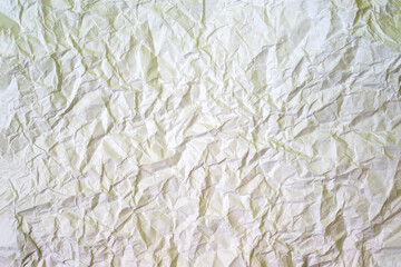 Rustic Crumpled White Paper Texture Background