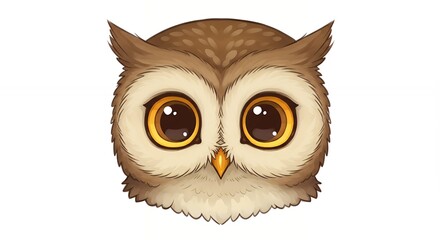 Cute owl portrait