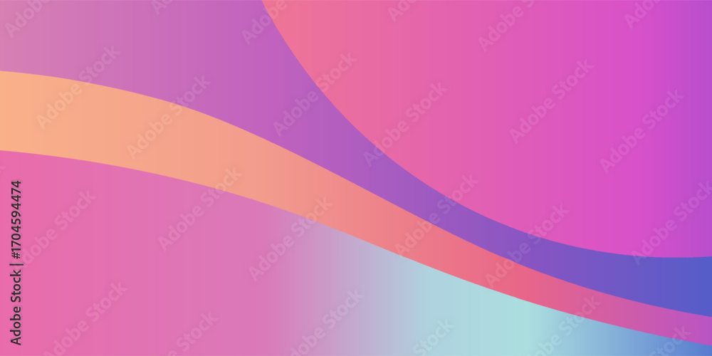 Aufkleber vibrant color waves with gradient flow – abstract background. dynamic abstract background with multi