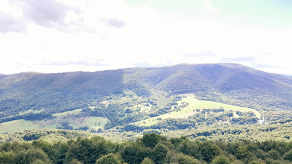 Beautiful view of the Polish Bieszczady Mountains. © Jan