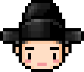 픽셀 한복 캐릭터