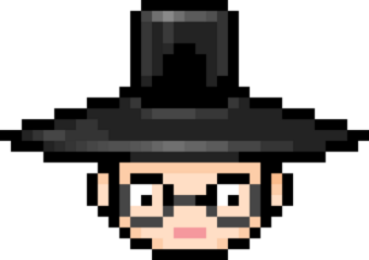 픽셀 한복 캐릭터