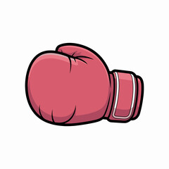 This image showcases a stylish pink boxing glove, symbolizing empowerment and the tenacity of athletes dedicated to their sport in a visually appealing format.