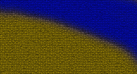 Diagonal Split Blue and Yellow Textured Background