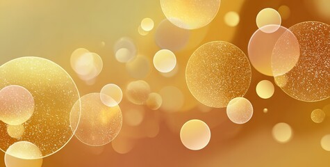 Shimmering golden bokeh circles. Great for festive designs, luxury branding, or adding a glamorous touch to invitations and digital art.
