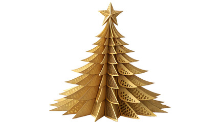 Wooden Advent Calendar Christmas Tree: Festive Holiday Decoration on transparent background
