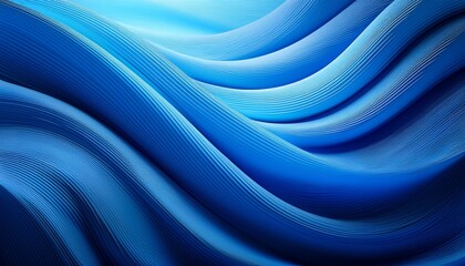 Obraz premium Abstract Blue Waves Background Design