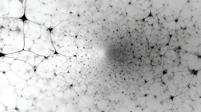 Exploring the Intricate Network of Cells and Connections in a Biological Sample