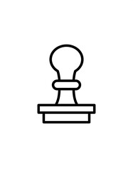 Simple stamp icon (1)