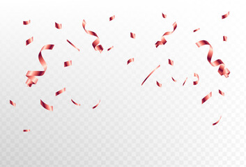 Dynamic falling rose gold confetti pieces creating a festive and elegant atmosphere, ideal for birthday parties, New Year's Eve, or any joyous celebration background