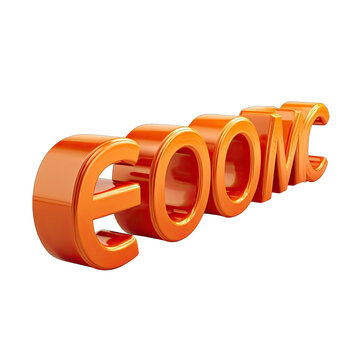 Orange 3D letters forming the word "EOM