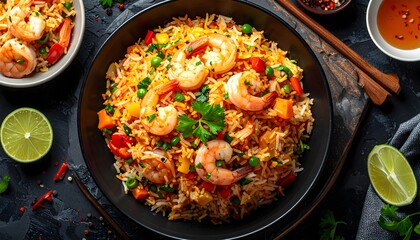 Fried rice with shrimp