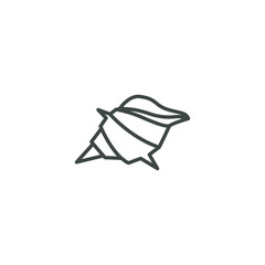 Sea shell logo EPS template icons vector illustration transparent background