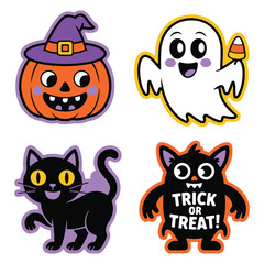 Spooky halloween night with haunted elements