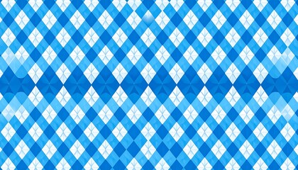 Blue and white diamond pattern (1)