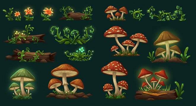 Fantasy forest creatures