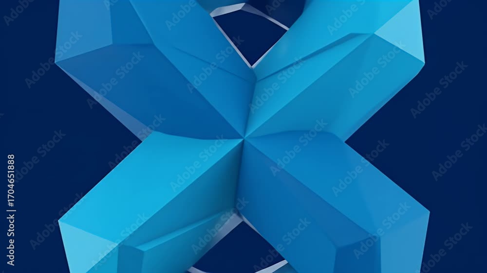Poster abstract 3d blue geometric polygon background pattern texture
