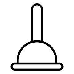 Plunger Outline Icon