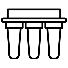 Water Filter Outline Icon