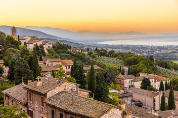 Assisi is a hill town in central Italy’s Umbria region. It was the birthplace of St. Francis , one of Italy’s patron saints.  Known for its stunning views, fertile landscapes, and rich history.