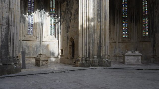 Mosteiro de Santa Maria de Vitoria, Monastery of Saint Mary of the Victory, a big dominican convent built in gothic style.