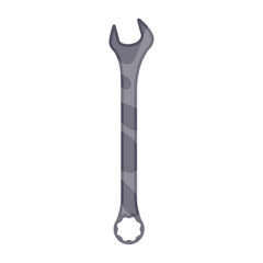 Illustrated combination wrench tool for DIY projects and mechanical repair