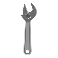 Adjustable Wrench Illustration Precision Tool for Mechanical Tasks